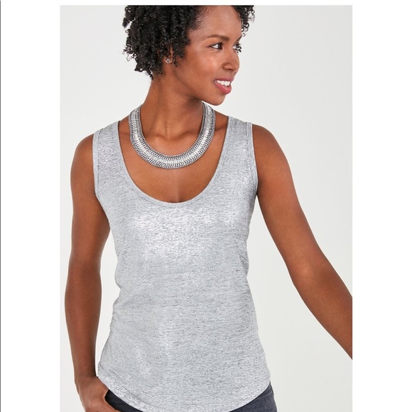 Stella & Dot Everybody Metallic Tank - Picture 2 of 6